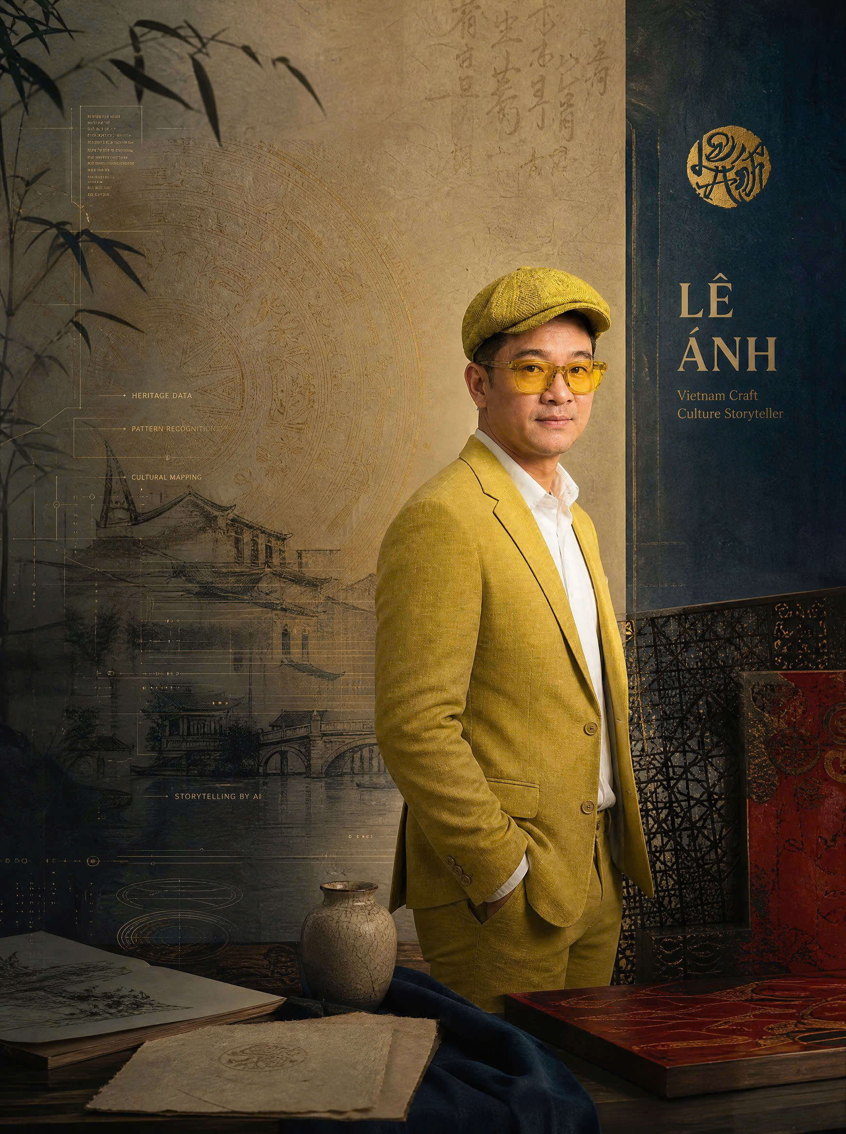 Lê Ánh trong hành trình tìm hiểu chất liệu và câu chuyện làng nghề Việt